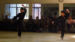 In Taekwondo, a form (“poomse”) is a method of expressing and cultivating energy through a series of stances and flowing movements involving various offensive and defensive hand and kicking techniques. A mature poomse required harmony (“taegeuk”) of um and yang, with proper posture, respiration, and deep concentration. -- Written by SUSA Chief Carlos Stern May 2015 Black Belt indoor Test