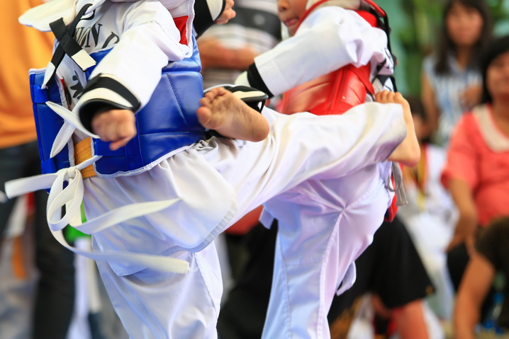 Taekwondo kick