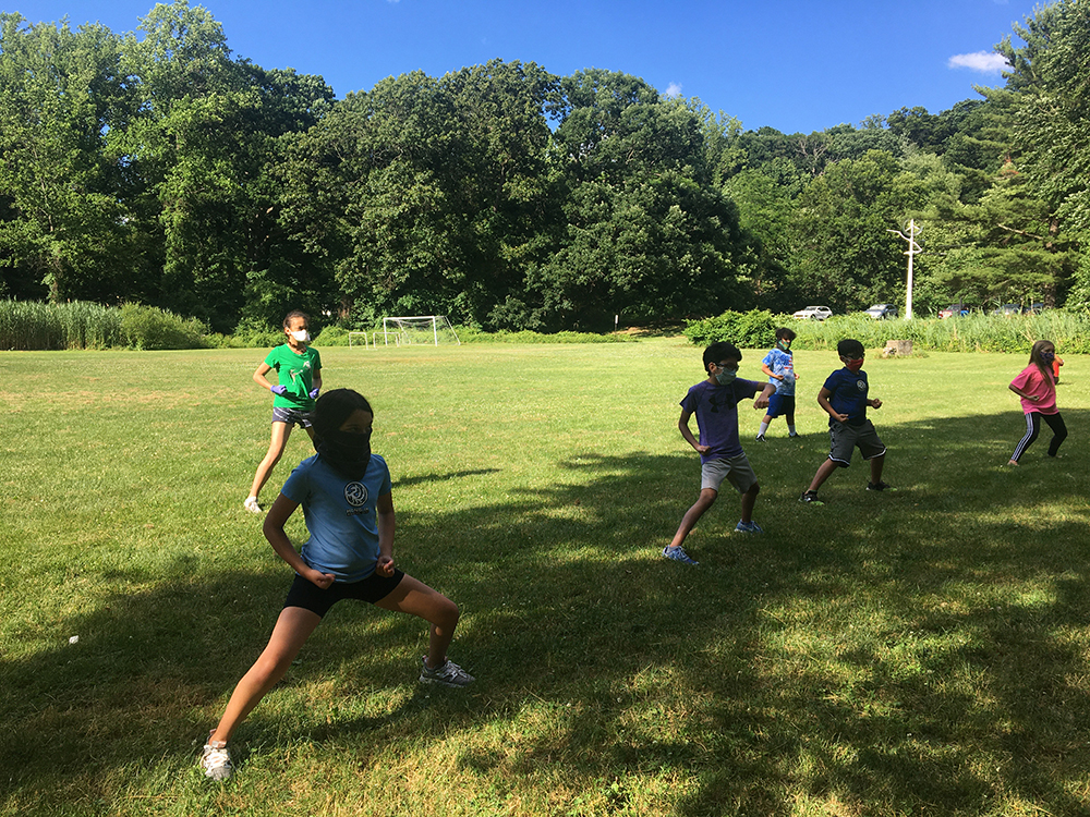 Taekwondo outdoor class