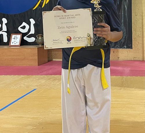 Hong Ik Martial Arts of Tarrytown Spirit Award