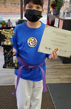 Hong Ik Martial Arts of New Rochelle Spirit Award