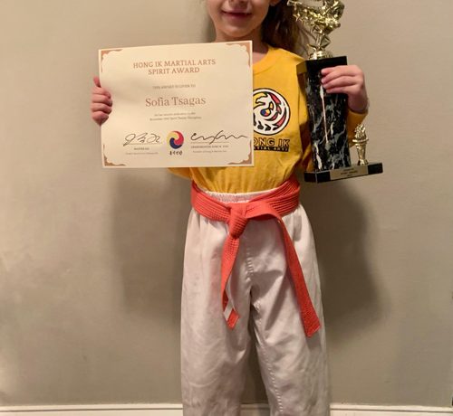 Hong Ik Martial Arts of Bronxville Spirit Award