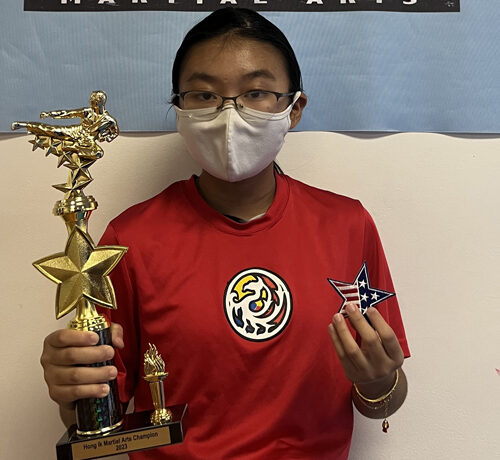 Hong Ik Martial Arts of Fair Lawn: 2023 July HIMA Champion - 21 seconds Front Snap Kicks