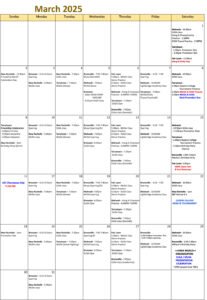 Schedule