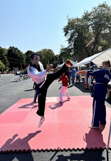 Taekwondo belt promotion ceremony in Brewster NY